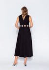 Kameya Cut-Out Detail Maxi A-Line Dress, Black