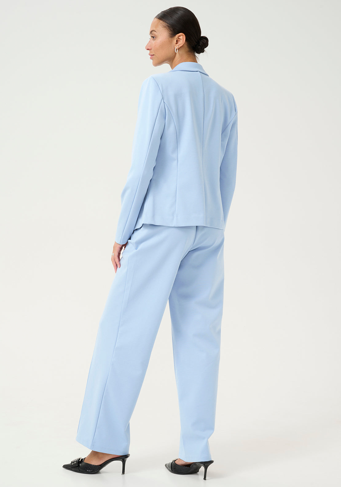 Kaffe Jenny Single Breasted Blazer, Blue