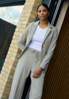 Kaffe Jenny Single Breasted Blazer, Grey