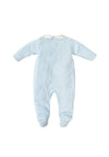Babidu Baby Boy Rabbit Knit Babygrow, Blue