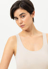 Mey Serie Modal Round Neck Vest, Beige
