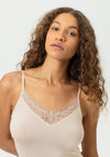 Mey Serie Amour Spaghetti Top, Beige