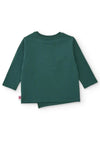 Tuc Tuc Mini Girl Floral Long Sleeve Top, Green