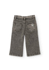 Tuc Tuc Mini Girl Heart Embroidery Jeans, Grey