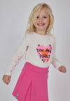 Tuc Tuc Mini Girl You Are Perfect Long Sleeve Top, White