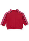 Tuc Tuc Mini Girl Heart Full Zip Sweater, Red