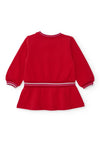 Tuc Tuc Mini Girl Love Long Sleeve Dress, Red