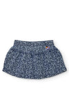 Tuc Tuc Mini Girl Heart Denim Skirt, Blue