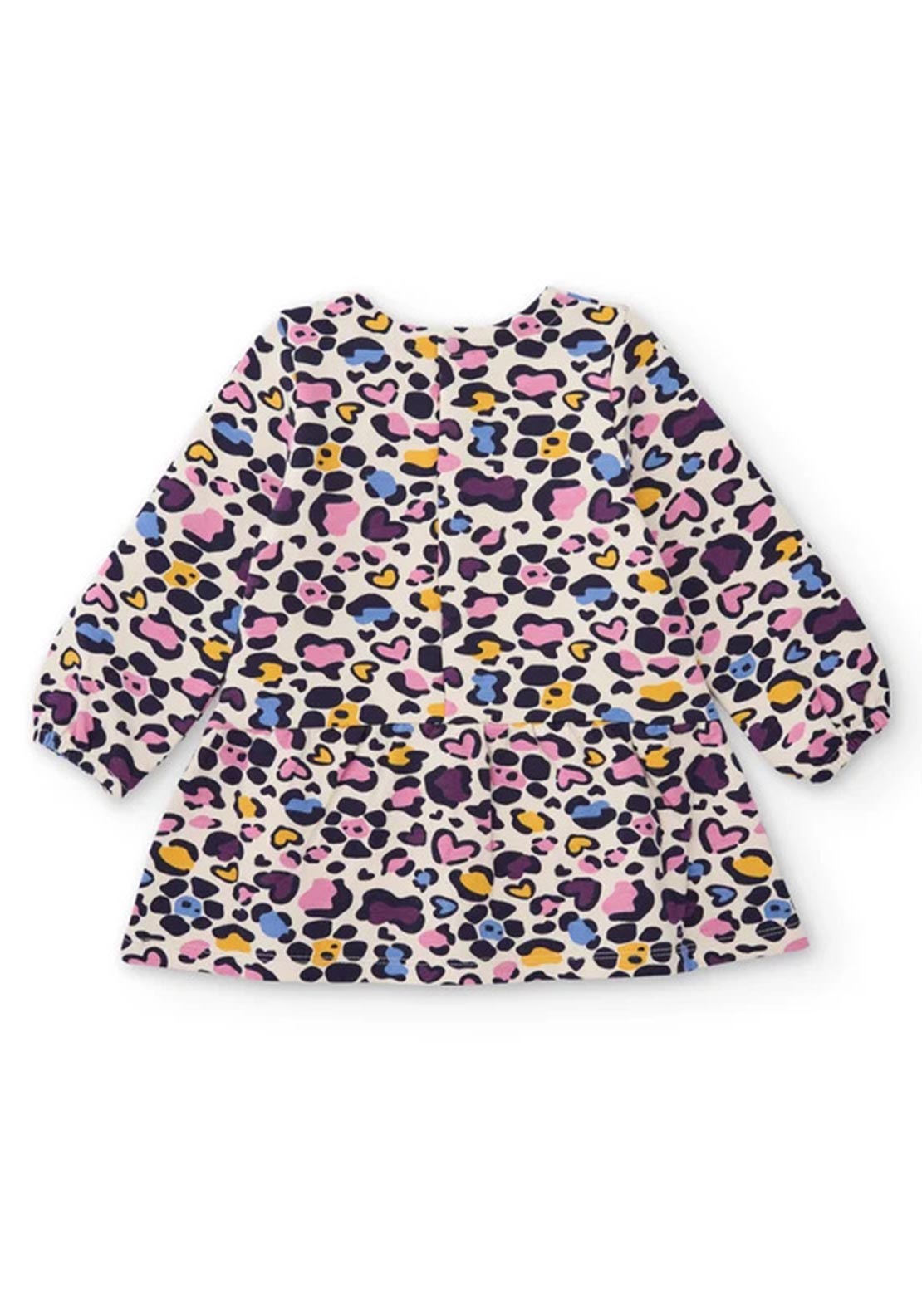 Tuc Tuc Mini Girl Animal Print Bow Dress, Multi