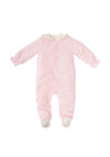 Babidu Baby Girl Rabbit Knit Babygrow, Pink