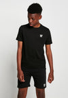 11Degrees Boys Core Short Sleeve Tee, Black