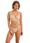 Freya Cherish Me Floral Plunge Bra, Cream