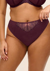 Elomi Reja Brazilian Brief, Wine