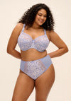 Elomi Morgan Wired Print Bra, Blue