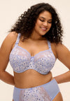 Elomi Morgan Wired Print Bra, Blue
