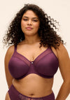 Elomi Reja Smooth Wired Bra, Wine