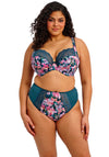 Elomi Lucie Stretch Plunge Bra, Blue Multi
