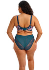Elomi Lucie Stretch Plunge Bra, Blue Multi