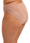 Elomi Lucie High Leg Brief, Brown