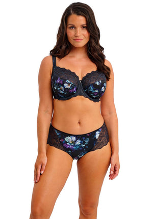 Fantasie Lucia Side Support Floral Bra, Navy