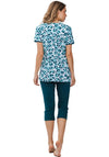 Rebelle Tropical Capri Pyjama Set, Green