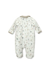 Babidu Baby Girl Frill Print Collar Sleepsuit, Multi
