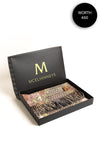 Serafina Collection Scarf and Brooch Gift Set, Beige