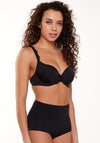 Lingadore 2 Pack High Waist Seamless Brief, Black