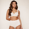 Lingadore 2 Pack High Waist Seamless Brief, White
