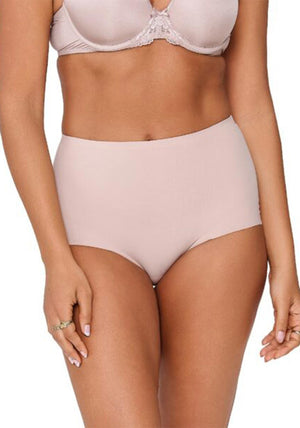 Lingadore 2 Pack High Waist Seamless Brief, Beige Grey