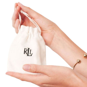 Ralph Lauren Faux Pearl & Logo Pavé Padlock Necklace, Gold