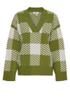 b.Young Miran Printed Jumper, Green