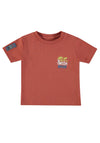 Babybol Baby Boy The Wild One Short Sleeve Tee, Orange