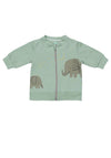 FS Baby Boy Elephant Full Zip Jacket, Green