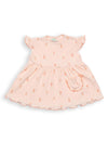 FS Baby Girl Floral Dress and Legging Set, Orange