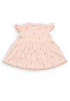 FS Baby Girl Floral Dress and Legging Set, Orange