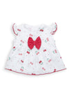 FS Baby Girl Cherry Dress and Legging Set, White