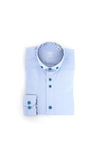 1880 Club Boys Junior Long Sleeve Cadiz Ben Shirt, Blue