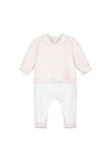 Emile Et Rose Baby Girl Betty Babygrow and Headband Set, Pink