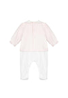 Emile Et Rose Baby Girl Betty Babygrow and Headband Set, Pink