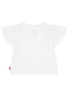 Levi’s Baby Girl Bear Puff Sleeve Tee, White