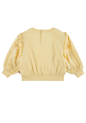 Levi’s Baby Girl Balloon Sleeve Sweater, Yellow