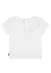 Levi’s Baby Girl Batwing Short Sleeve Tee, White