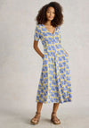 White Stuff Megan Floral Print Dress, Blue
