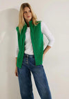 Cecil Zip Up Knitted Vest, Easy Green
