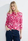 Cecil Stand-Up Collar Sweatshirt, Pink Sorbet