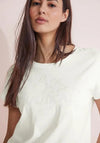 Street One Embroidery Detail T-Shirt, Off-White