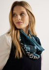 Cecil Multi Print Loop Scarf, Black