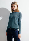 Cecil Structured Pattern Sweater, Stillwater Blue