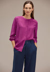 Street One Button Up Blouse, Bright Cosy Pink